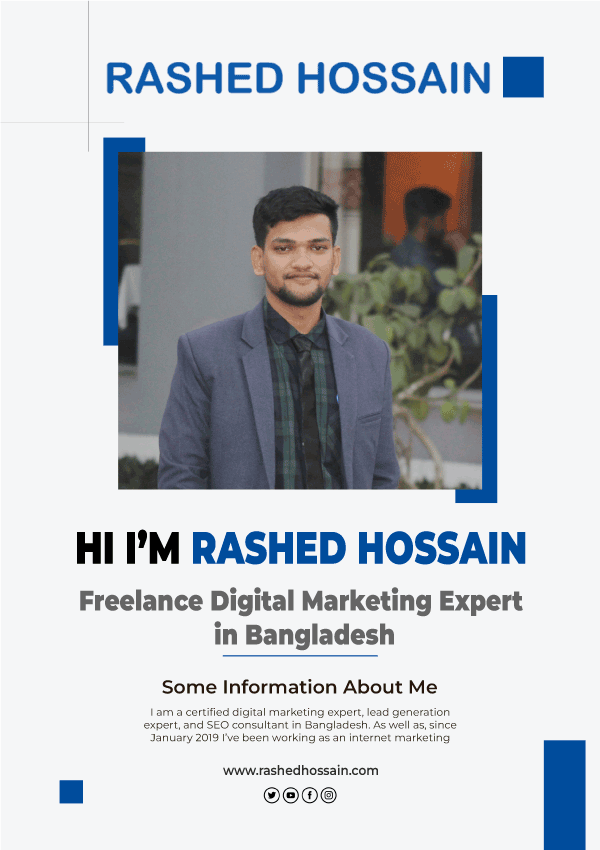 Digital Marketing Expert in Bangladesh | Rashed Hossain